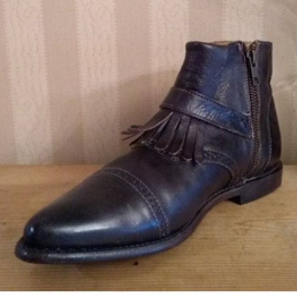 Bed Stu Dark Leather Ankle Booties - Picture 3 of 16